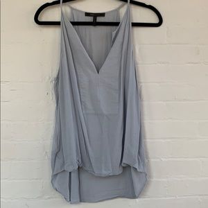 Light blue flowy BCBG Maxazria tank